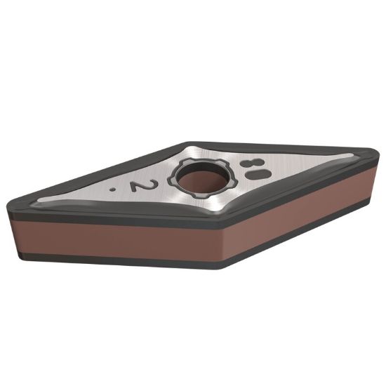 Picture of ISCAR VNMG332 M3M IC6025 Turning Insert 35.0° Carbide TiCN + Al2O3 + TiN 0.031 Corner Radius