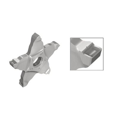 Picture of ISCAR PENTA 34R300C15D IC908 Cut Off Insert 0.008 Corner Radius 0.118 Wide TiAlN