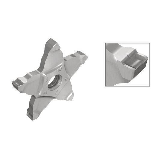 Picture of ISCAR PENTA 34N239C015 IC908 Cut Off,Grooving Insert 0.006 Corner Radius 0.094 Wide TiAlN