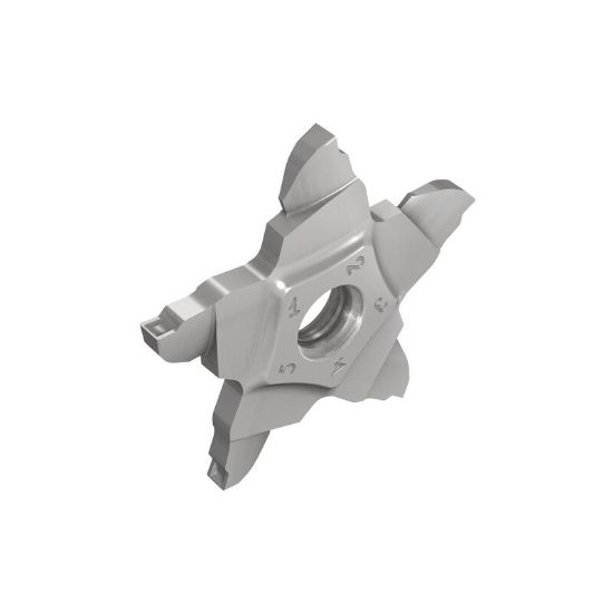 Picture of ISCAR PENTA 34F400-0.40-22L IC908 Face Grooving Insert 0.016 Corner Radius TiAlN