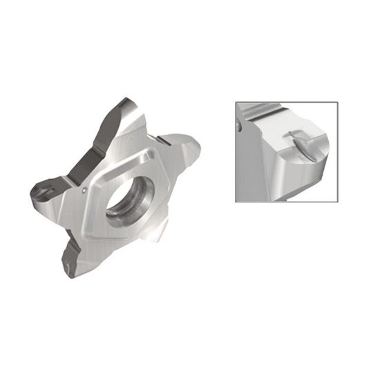 Picture of ISCAR PENTA 24N400J200 IC908 Cut Off,Grooving Insert 0.079 Corner Radius 0.157 Wide TiAlN