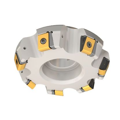 Picture of ISCAR T465LNMT2212-ZNTR IC810 Milling Insert On Edge Chamf Corner Radius AlTiCrN + TiN
