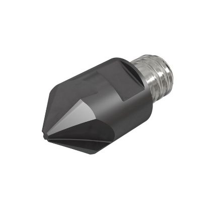 Picture of ISCAR MM ECF120-02/100-4T06 IC908 DIA 0.079 SH T06 LOC 0.0910 OAL 0.7740 Countersink,Replacable Head Carbide TiAlN Single End Countersink MULTI-MASTER