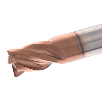 Picture of ISCAR ECI-H4S 125-125C125CFE1.5 IC608 DIA 1/8 SH 0.1250 LOC 0.1250 OAL 1.50 End Mill Standard Flute Standard Helix Carbide AlTiCrSiN Single End 45.0° Chamfer SolidMill