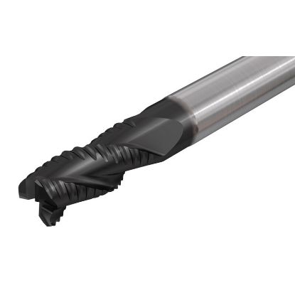 Picture of ISCAR ERFI-A-4 750-1.25-W750-90 IC900 DIA 3/4 SH 0.7500 LOC 1.2500 OAL 4.00 End Mill Carbide AlTiN Single End 45.0° Chamfer Solid-SHRED