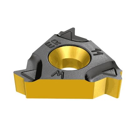 Picture of ISCAR 27ER 4 W IC908 Insert Iso Thread EXT.Threading Insert Full Profile 4.00TPI Whitworth BSW/BSF/BSP TiAlN