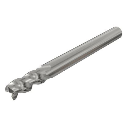 Picture of ISCAR ECAI-B-3 625-1.0-C625 IC08 DIA 5/8 SH 0.6250 LOC 1.00 OAL 3.50 End Mill Standard Flute High Helix Carbide Uncoated Single End Corner Radius 0.0080 0.20MM SolidMill