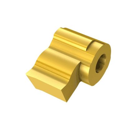 Picture of ISCAR UMGR 4.0-0.1 IC508 Grooving Insert 0.003 Corner Radius 0.064 Wide TiCN + TiN
