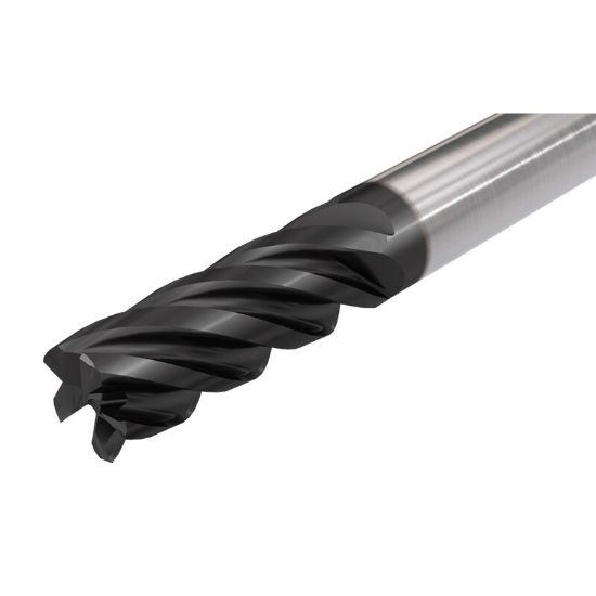 Picture of ISCAR ECI-E5R625-1.56C62CF09 IC900 DIA 5/8 SH 0.6250 LOC 1.5600 OAL 4.00 End Mill Standard Flute Standard Helix Carbide AlTiN Single End Corner Radius 0.0900 2.29MM CHATTERFREE