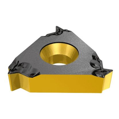 Picture of ISCAR 22IR 11 W 2M IC908 Insert Iso Thread INT.Threading Insert Full Profile 11.00TPI Whitworth BSW/BSF/BSP TiAlN