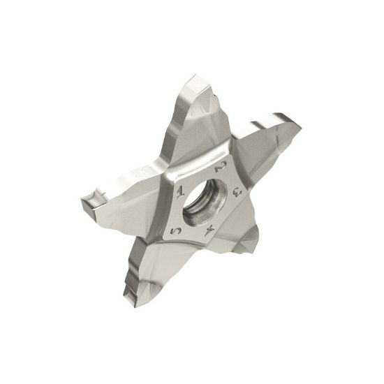 Picture of ISCAR PENTA 34N300PB020 IC908 Cut Off,Grooving Insert 0.008 Corner Radius 0.079 Wide TiAlN