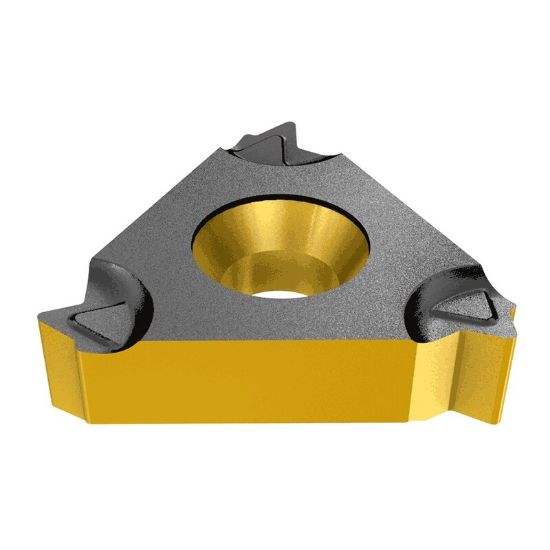 Picture of ISCAR 16ER 14 BSPT IC908 Insert Iso Thread EXT.Threading Insert Full Profile 14.00TPI BSPT TiAlN