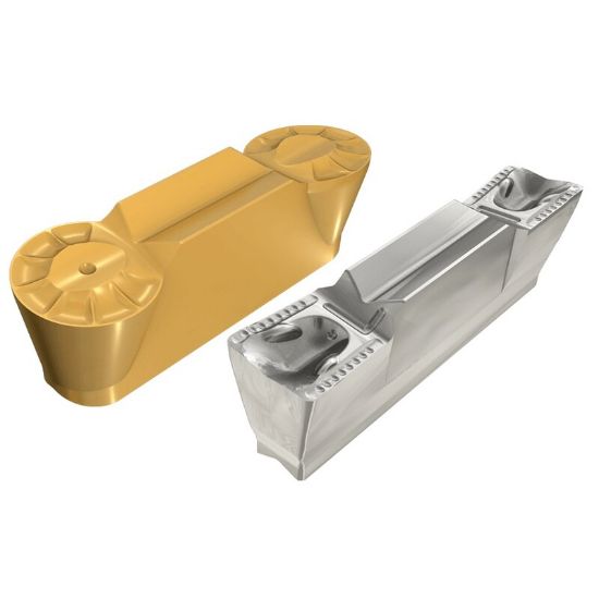 Picture of ISCAR HGPL 3003Y IC328 Face Grooving Insert 0.012 Corner Radius 0.118 Wide TiCN