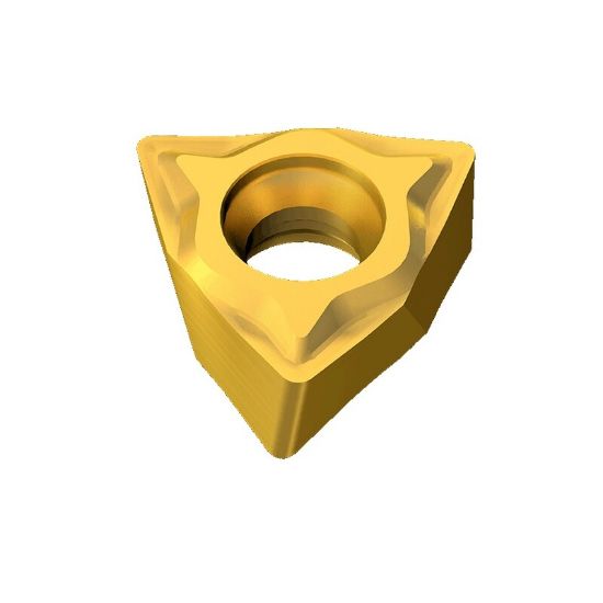 Picture of ISCAR WNGP221R-F2P IC530N Turning Insert Trigon Cermet TiCN + TiN 0.016 Corner Radius