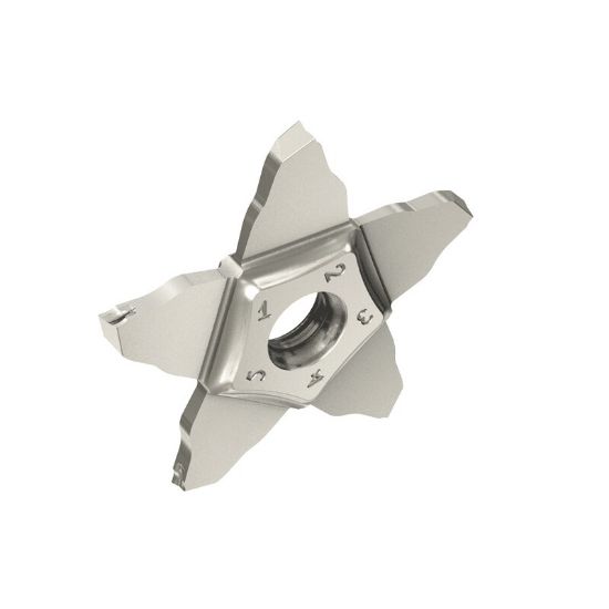 Picture of ISCAR PENTA 34L200J06D IC908 Cut Off Insert 0.004 Corner Radius 0.079 Wide TiAlN