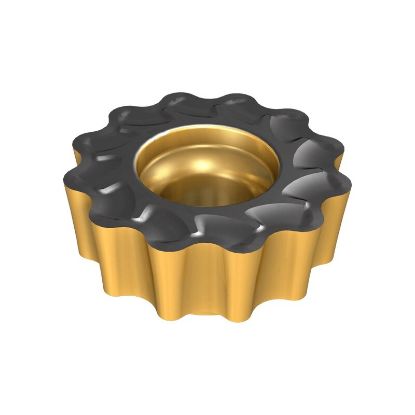 Picture of ISCAR RCMT2009-FW IC928 Milling Insert Round 0.394 Corner Radius TiAlN
