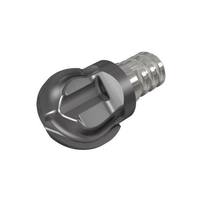 Picture of ISCAR MM HBR.375-2T05 IC908 DIA 3/8 SH T05 OAL 0.6690End Mill,Replacable Head Standard Flute High Helix Carbide TiAlN Single End Ball Nose MULTI-MASTER