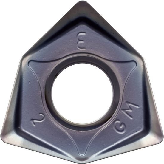 Picture of KYOCERA WNMU080604ENGMPR1510 Milling Insert Trigon 0.016 Corner Radius Megacoat Nano