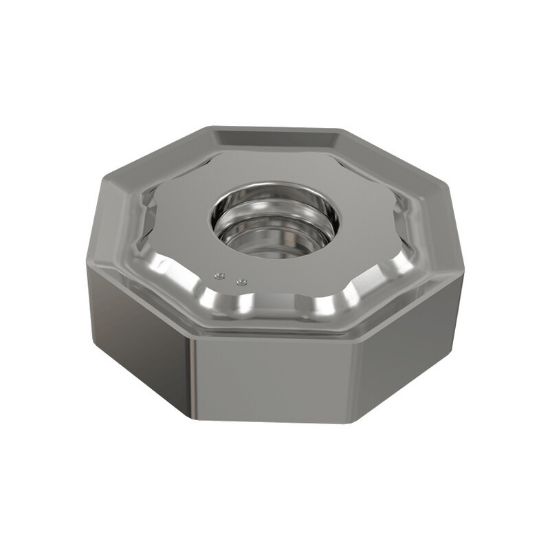 Picture of ISCAR ONMU080612-HL IC910 Milling Insert Octagonal 0.047 Corner Radius AlTiN
