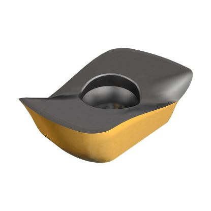 Picture of ISCAR APKT1003R8T-FF IC808 Milling Insert Paralelagram 0.075 Corner Radius TiAlN + AlTiN + TiN
