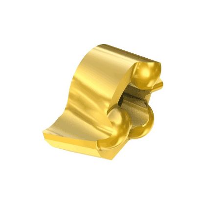 Picture of ISCAR GIQR 8-A18-0.15 IC528 Grooving,Groove Turning Insert 0.006 Corner Radius 0.118 Wide TiCN + TiN