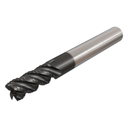 Picture of ISCAR ECRI-B5M 625-1.25C625 IC900 DIA 5/8 SH 0.6250 LOC 1.2500 OAL 3.50 End Mill Carbide AlTiN Single End 45.0° Chamfer Solid-SHRED