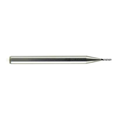 Picture of MELIN 10309 DIA 1/8 SH 0.2500 LOC 0.7500 OAL 3.00 End Mill Taper Flute Carbide Uncoated Single End Ball Nose