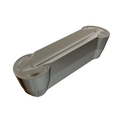 Picture of ISCAR GDMY 840F IC908 Grooving Insert 0.157 Corner Radius 0.315 Wide TiAlN