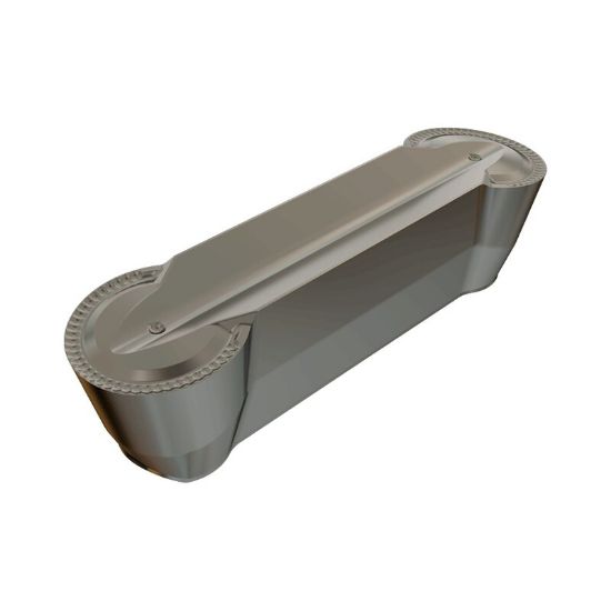 Picture of ISCAR GDMY 840F IC908 Grooving Insert 0.157 Corner Radius 0.315 Wide TiAlN