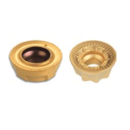 Picture of ISCAR RXCW10T3 IC928 Milling Insert Round 0.197 Corner Radius TiAlN