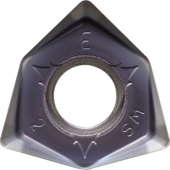 Picture of KYOCERA WNMU080608ENSMPR1525 Milling Insert Trigon 0.031 Corner Radius Megacoat Nano