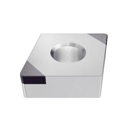 Picture of ISCAR CNGA432-MW2 IB10HC Turning Insert 80.0° CBN TiN 0.031 Corner Radius