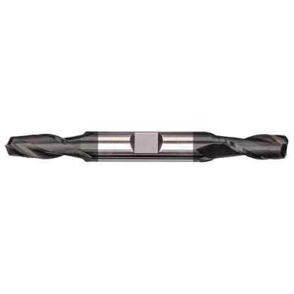 Picture of MASTERCUT DIA 1/4 SH 0.3750 LOC 0.6250 OAL 3.00 End Mill Standard Flute Standard Helix Carbide AlTiN Double End Square Sharp