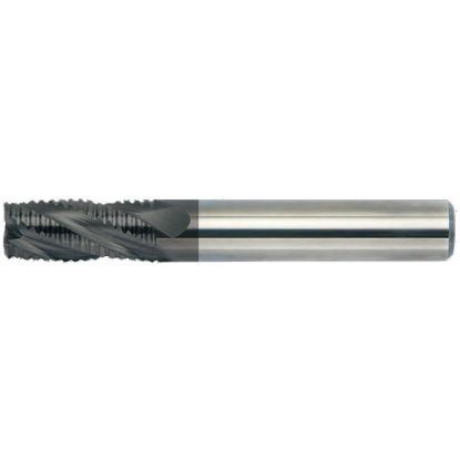 Picture of MASTERCUT DIA 1 SH 1.00 LOC 1.50 OAL 4.00 End Mill Carbide AlTiN Single End Square Sharp Fine ROUGHERS