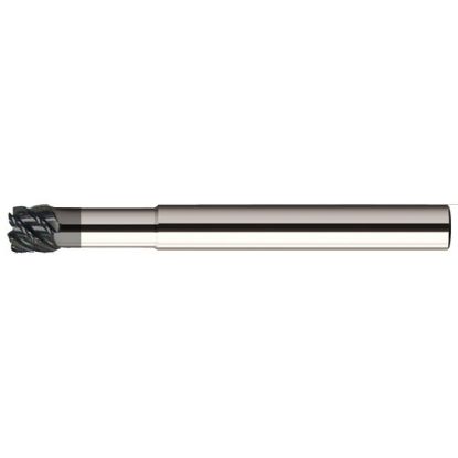 Picture of MASTERCUT DIA 1/8 SH 0.1250 LOC 0.1250 OAL 2.2500 End Mill Standard Flute Variable Helix Carbide nACRoA Single End Corner Radius 0.0200 0.51MM MOLD MillS