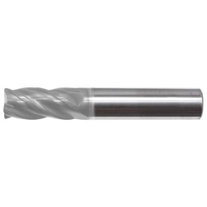 Picture of MASTERCUT DIA 1/8 SH 0.1250 LOC 0.2500 OAL 1.50 End Mill Standard Flute Variable Helix Carbide nACRoA Single End Corner Radius 0.0150 0.38MM V4 ULTRA