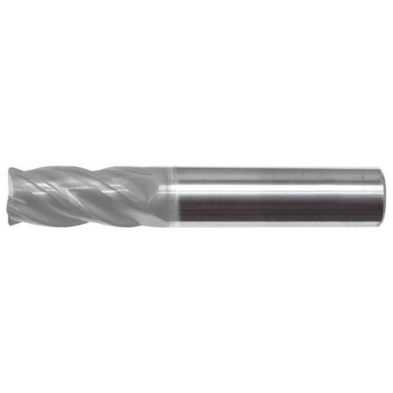 Picture of MASTERCUT DIA 1/8 SH 0.1250 LOC 0.2500 OAL 1.50 End Mill Standard Flute Variable Helix Carbide nACRoA Single End Corner Radius 0.0150 0.38MM V4 ULTRA