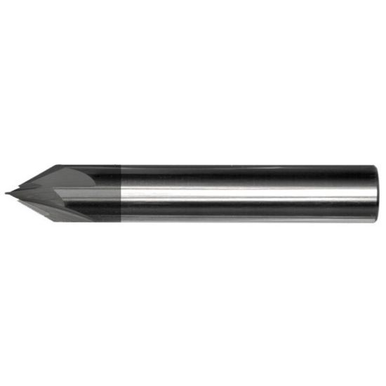 Picture of MASTERCUT DIA 3/8 SH 0.3750 OAL 2.50 Chamfer Mill Carbide AlTiN Single End Cham Mill Chamfer Mill