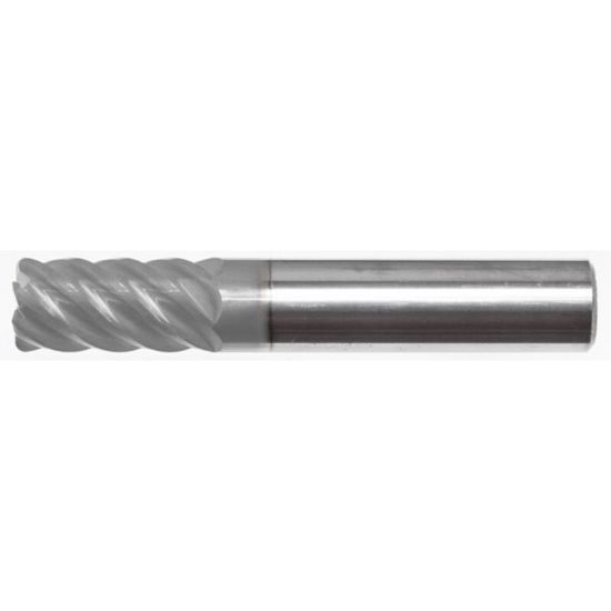 Picture of MASTERCUT DIA 1/4 SH 0.2500 LOC 0.7500 OAL 2.50 End Mill Standard Flute Variable Helix Carbide nACRoA Single End Corner Radius 0.0100 0.25MM F45