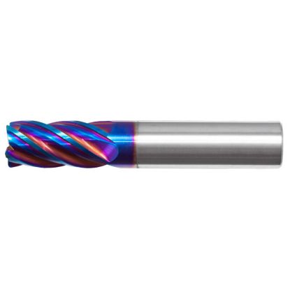 Picture of MASTERCUT DIA 5/16 SH 0.3125 LOC 0.50 OAL 2.00 End Mill Standard Flute Variable Helix Carbide nACRoA Single End Corner Radius 0.0300 0.76MM V5 ULTRA