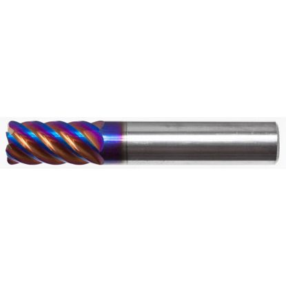 Picture of MASTERCUT DIA 7/8 SH 0.8750 LOC 1.50 OAL 4.00 End Mill Standard Flute Variable Helix Carbide nACRoA Single End Corner Radius 0.0300 0.76MM F45