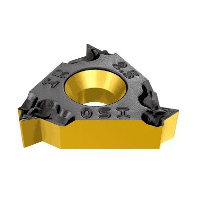 Picture of ISCAR 27IR 5.50 ISO IC908 Insert Iso Thread INT.Threading Insert Full Profile 5.50MM Metric TiAlN