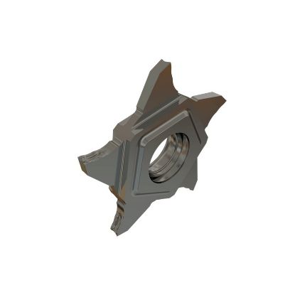 Picture of ISCAR PENTA 24L200Z15D IC1008 Cut Off Insert 0.004 Corner Radius 0.079 Wide TiAIN + TiN