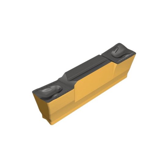 Picture of ISCAR GRIP 318-040Y IC908 Grooving,Groove Turning,Face Grooving Insert 0.016 Corner Radius 0.125 Wide TiAlN