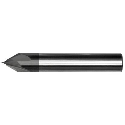 Picture of MASTERCUT DIA 1/2 SH 0.50 OAL 3.00 Chamfer Mill Carbide AlTiN Single End Cham Mill Chamfer Mill