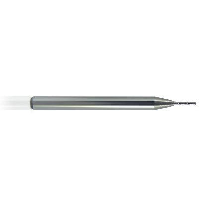Picture of MELIN 52003 DIA 1/4 SH 0.2500 LOC 0.7500 OAL 2.50 End Mill Standard Flute Standard Helix Carbide AlTiN Single End Square Sharp