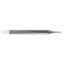 Picture of MELIN H0472 DIA 0.07 SH 0.1250 LOC 0.50 OAL 2.50 End Mill Standard Flute Standard Helix Carbide DLC Single End Square Sharp
