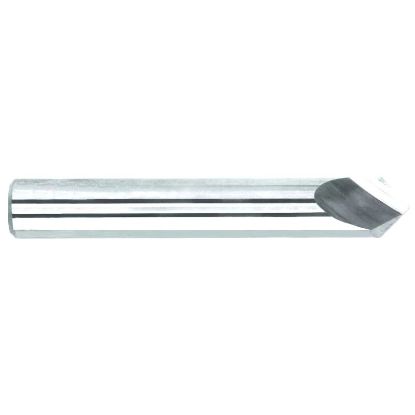 Picture of MELIN H8045 DIA 5/16 SH 0.3125 LOC 0.0720 OAL 2.50 Chamfer Mill Carbide Uncoated Single End Cham Mill