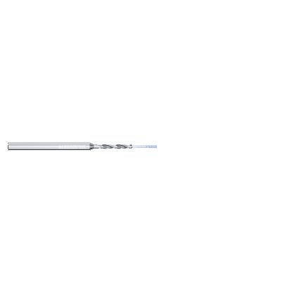 Picture of MIKRON 2.CD.060540.CA Carbide Drill Coolant Thru 140° 0.212 Diameter Cylindrical 0.236 3.460 OAL 2 Flute 6.0XD