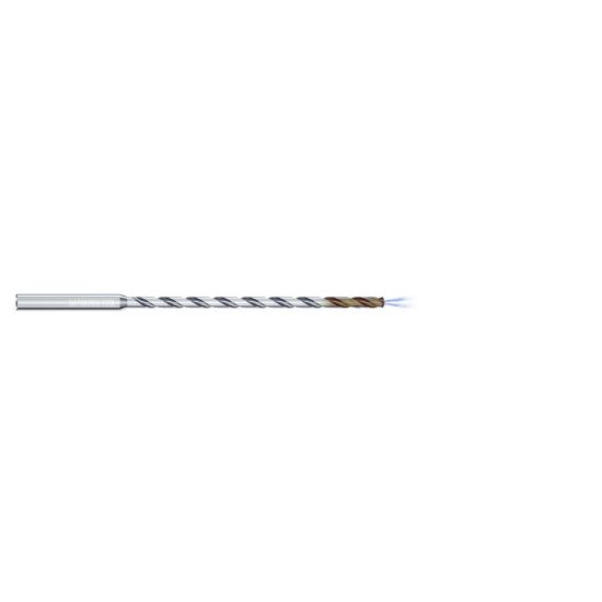 Picture of MIKRON 2.CD.200F732.IC Carbide Drill Coolant Thru 140° 0.218 Diameter Cylindrical 0.236 6.890 OAL 2 Flute 20.0XD